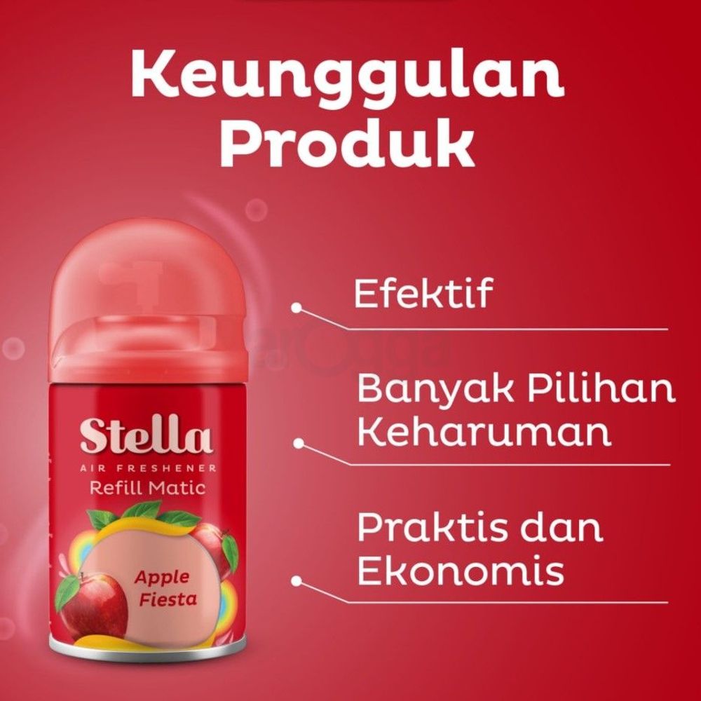 Stella Apple Fiesta Matic Refill Air Freshener  