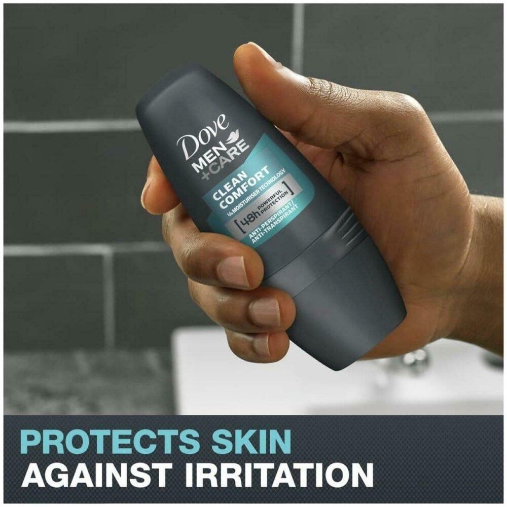 Dove Men+ Care Clean Comfort 48H Antiperspirant Deodorant Roll-On  