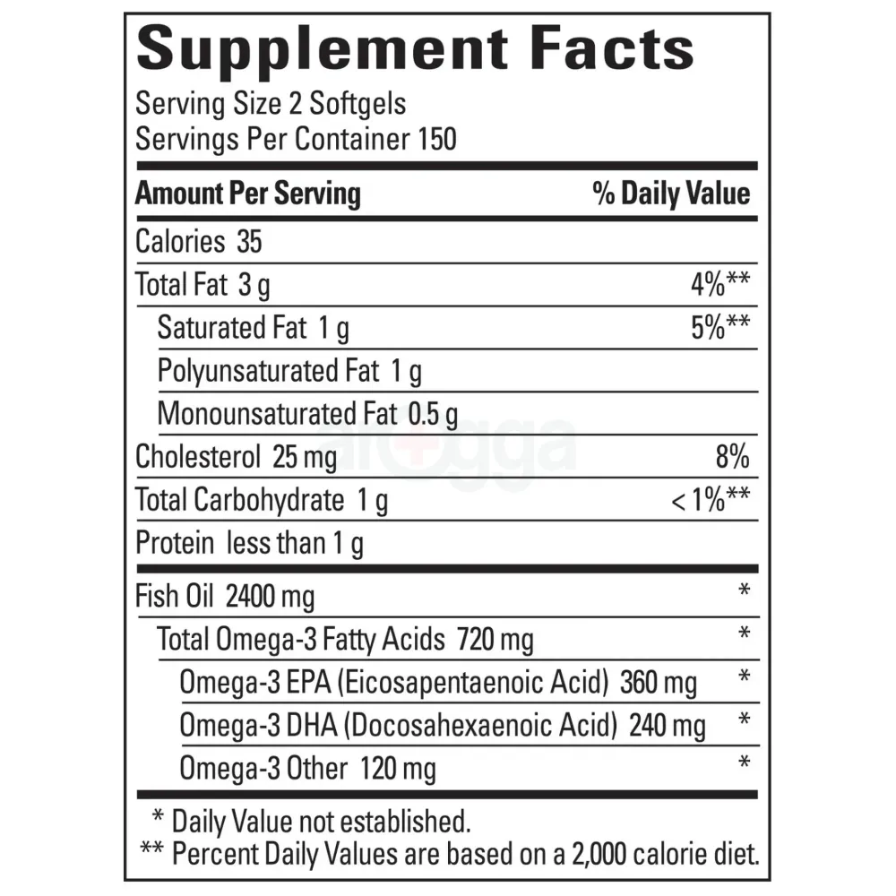 Nature Made Fish Oil, 1200mg, 300 Softgels  