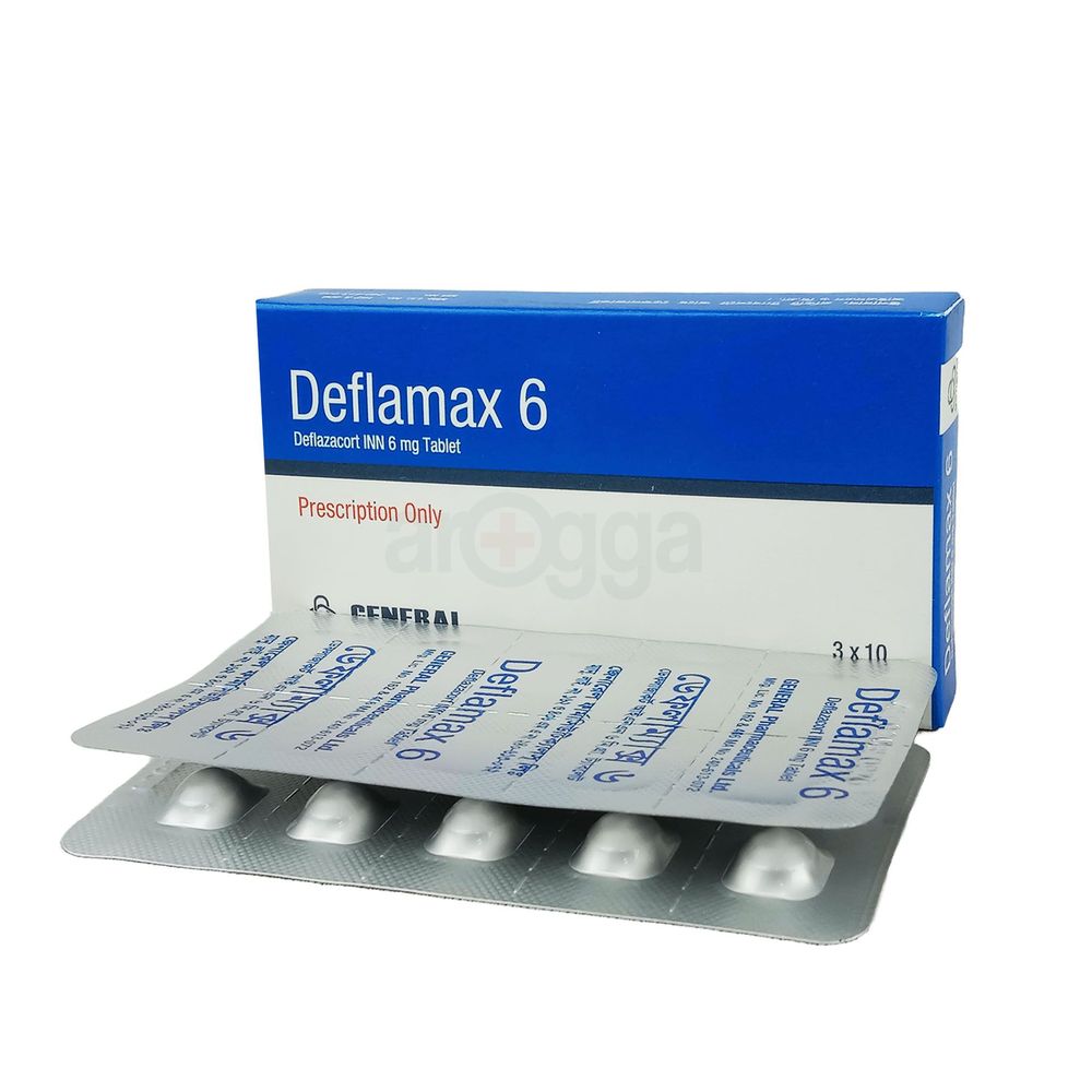 Deflamax 6mg 6gm tablet