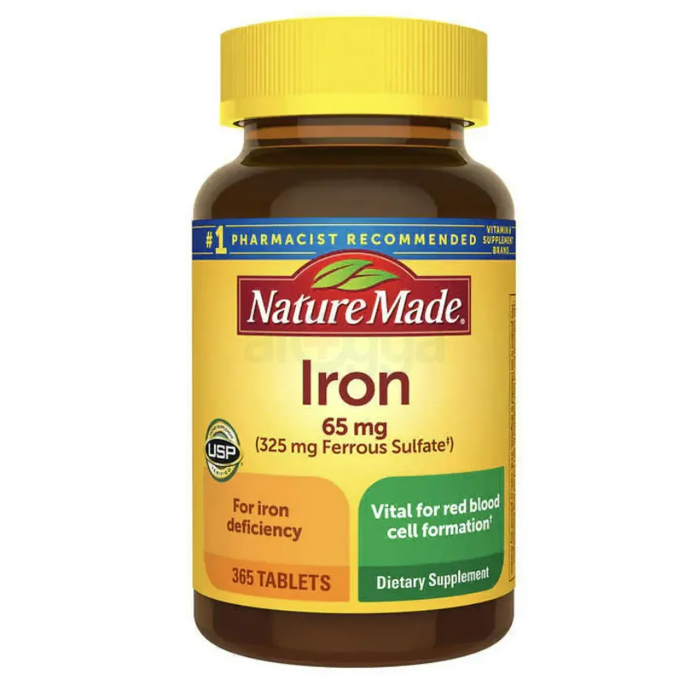Nature Made Iron, 65 mg, 365 Tablets  
