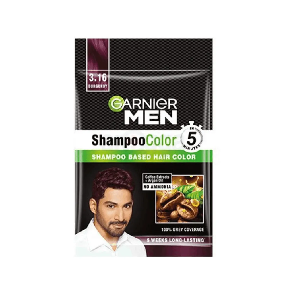 Garnier Men Shampoo Color Burgundy 3.16  