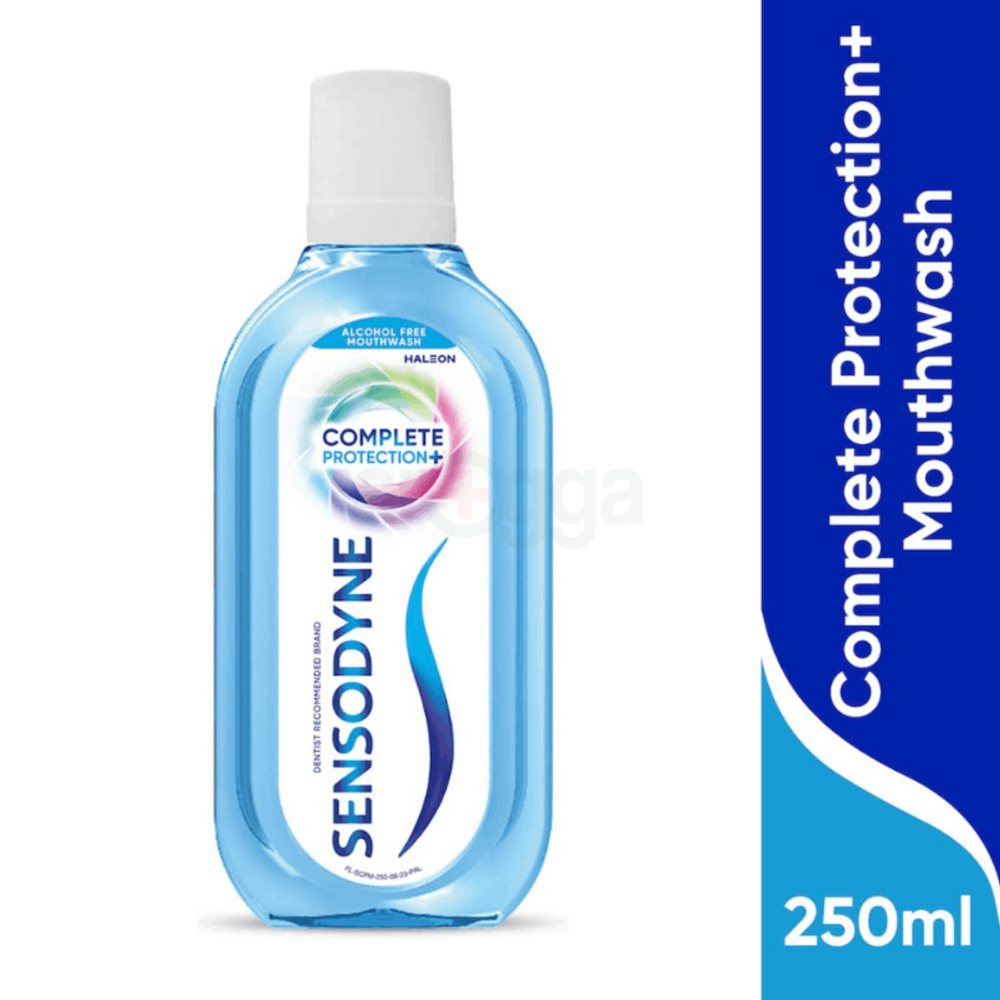 Sensodyne Mouthwash Complete Protection+, All in One Mouth Wash for Sensitivity Protection, Strong teeth and lasting freshness, Pack of 250ml  