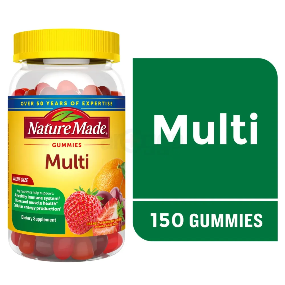 Nature Made Multivitamin Gummies, Gummy Vitamins for Nutritional Support, 150 Count  