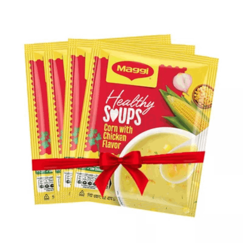 Nestle Maggi Healthy Soup Corn With Chicken 25 gm (Buy 4 Get 1 Free)  