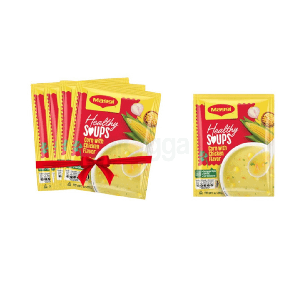 Nestle Maggi Healthy Soup Corn With Chicken 25 gm (Buy 4 Get 1 Free)  