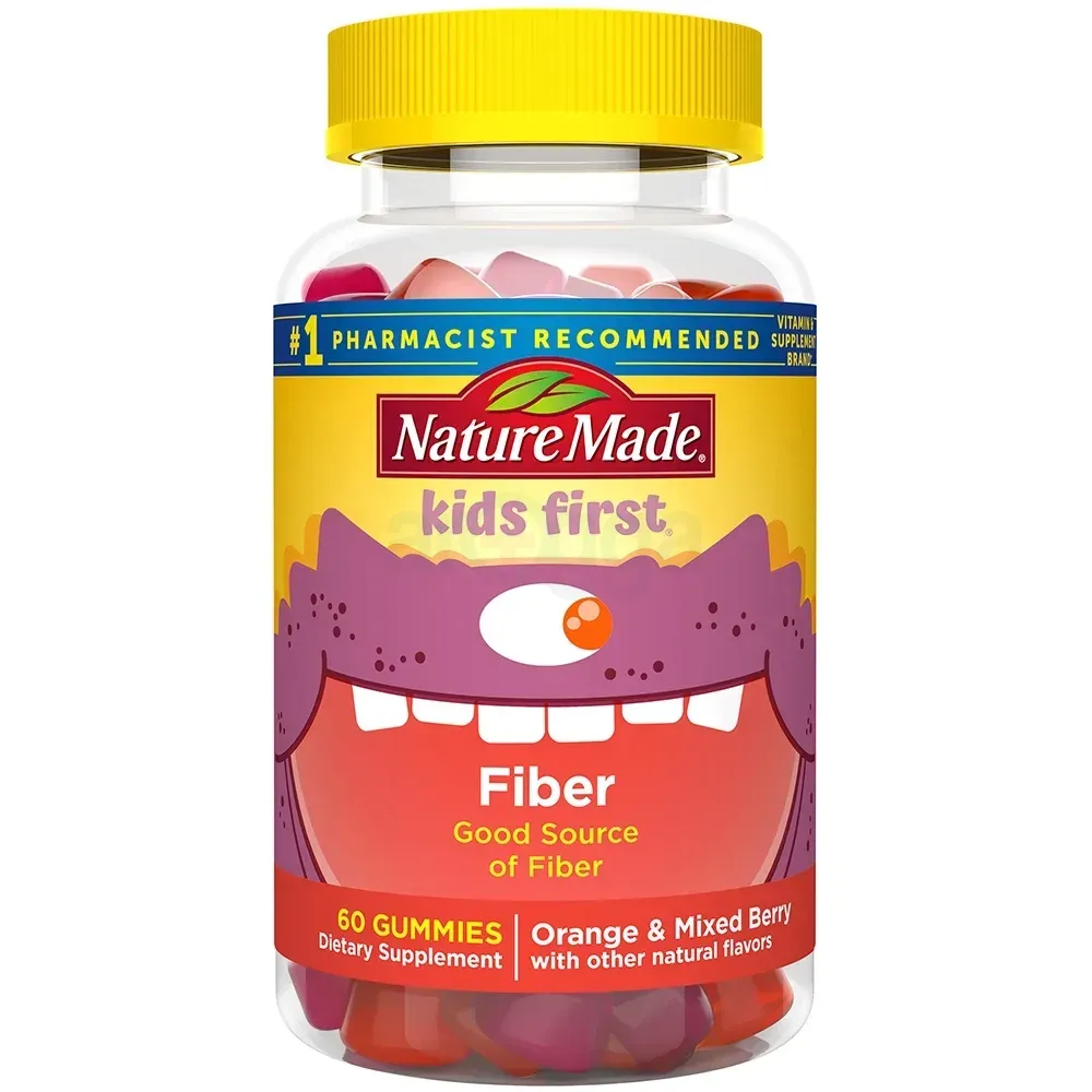 Nature Made® Kids First® Fiber Gummies, 60 Count for Digestive Health†, 60.0 CT  