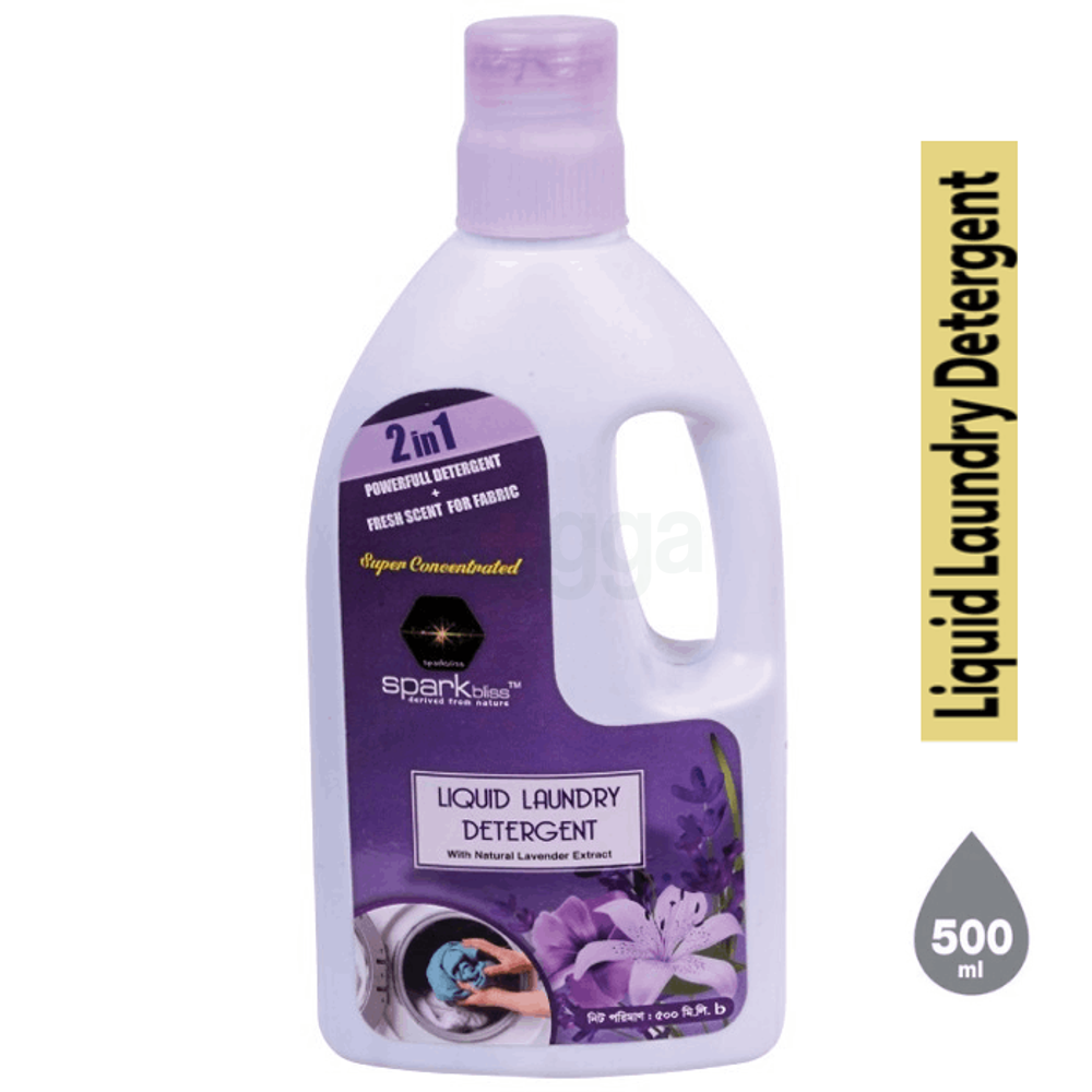 Sparkbliss Lavender Liquid Detergent 500ml  