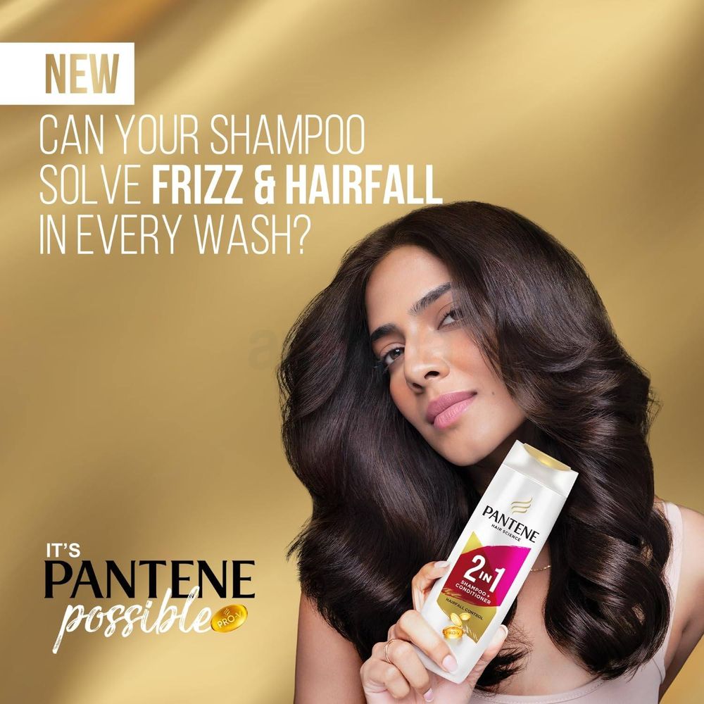 Pantene Shampoo Hair Fall Control 2 in 1 340ml  