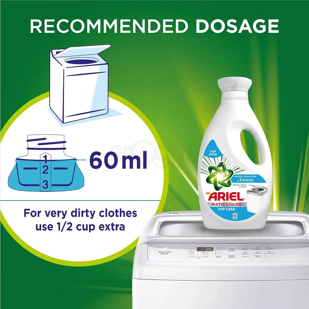 Ariel Matic Liquid Top Load Detergent 500ml  