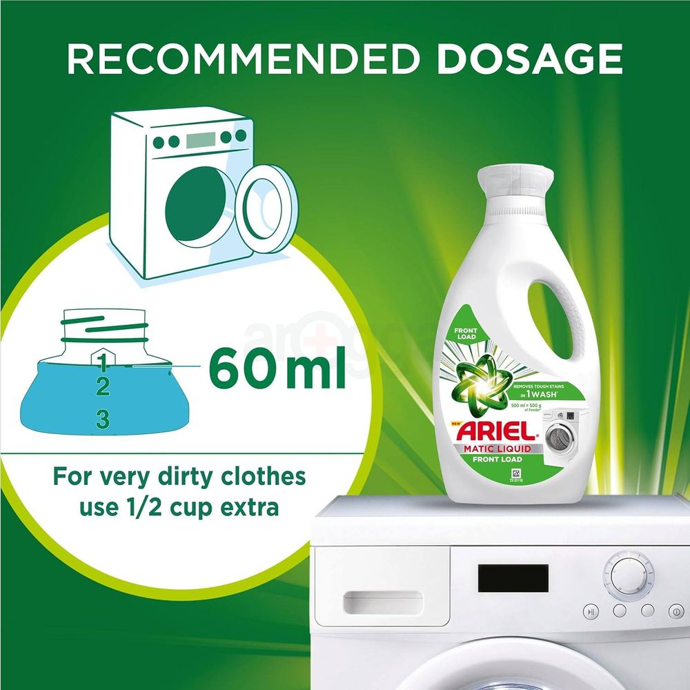 Ariel Matic Front Load Liquid Detergent 500ml  
