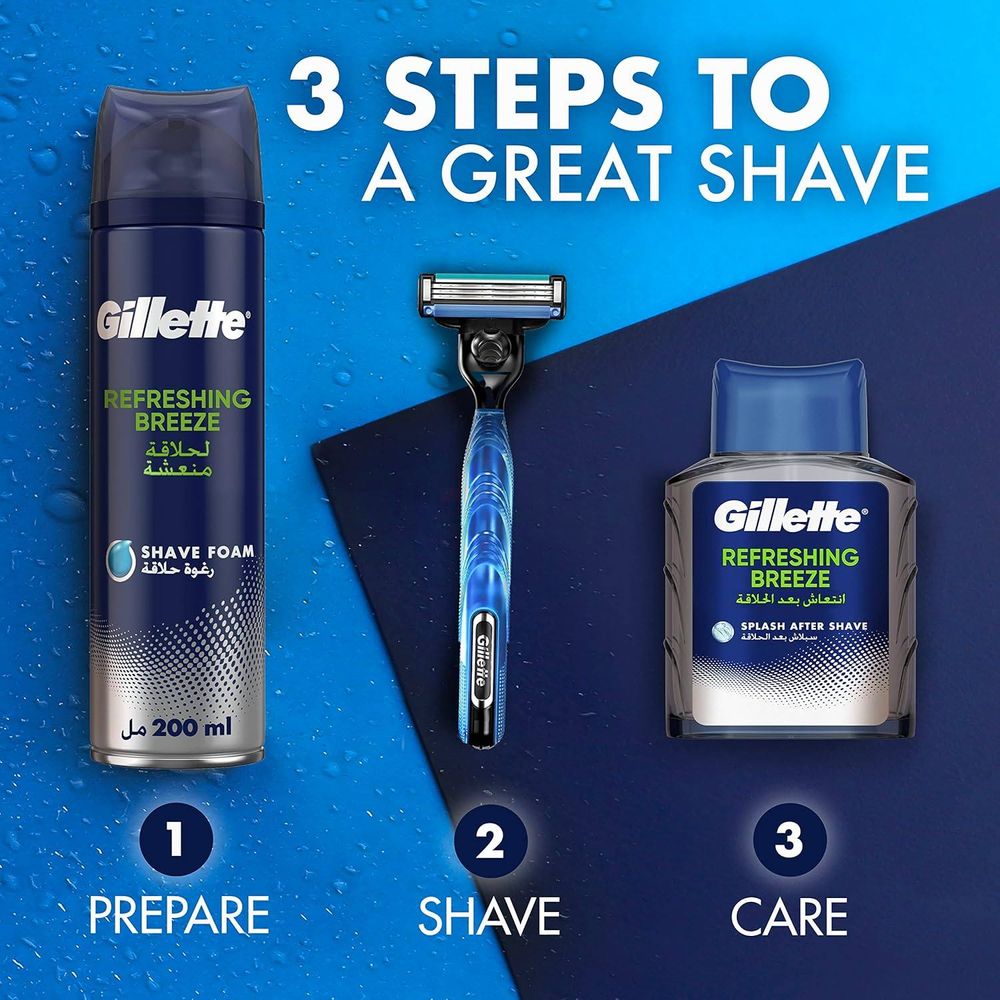 Gillette Refreshing Breeze After Shave Splash 100ml  