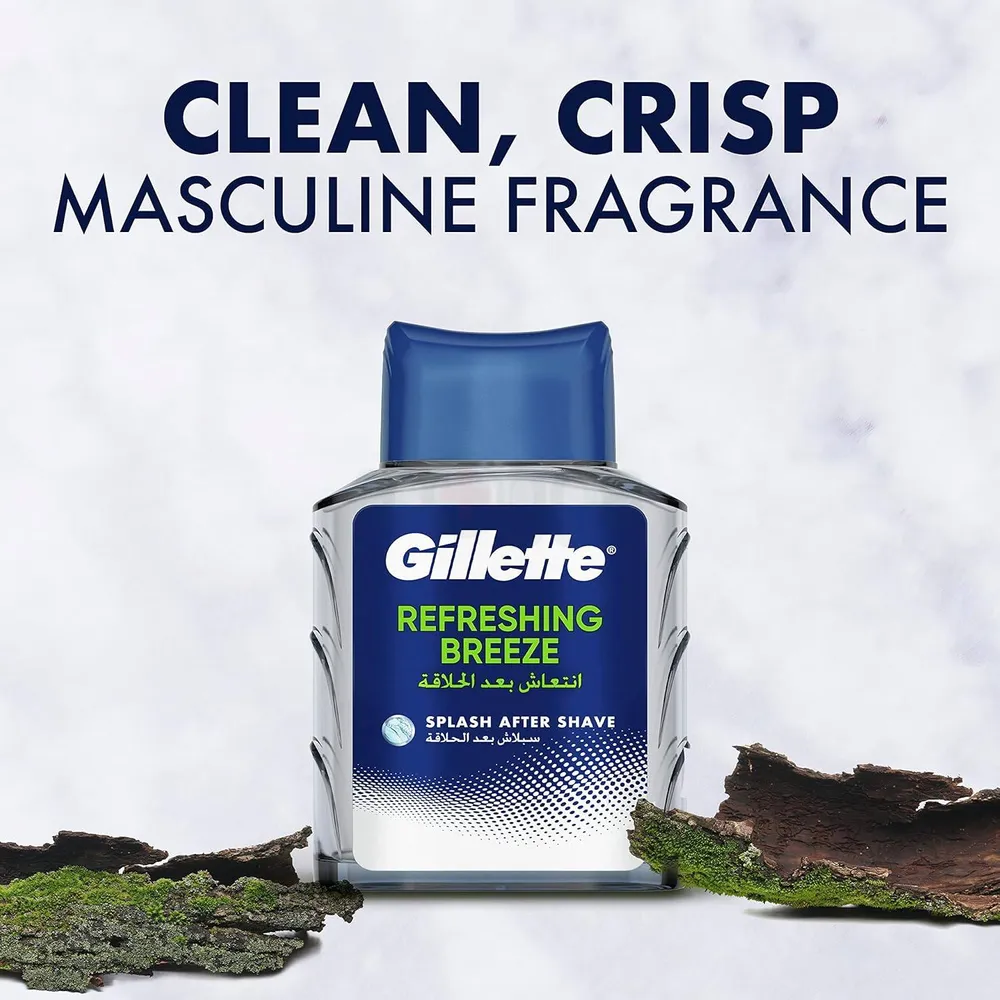 Gillette Refreshing Breeze After Shave Splash 100ml  