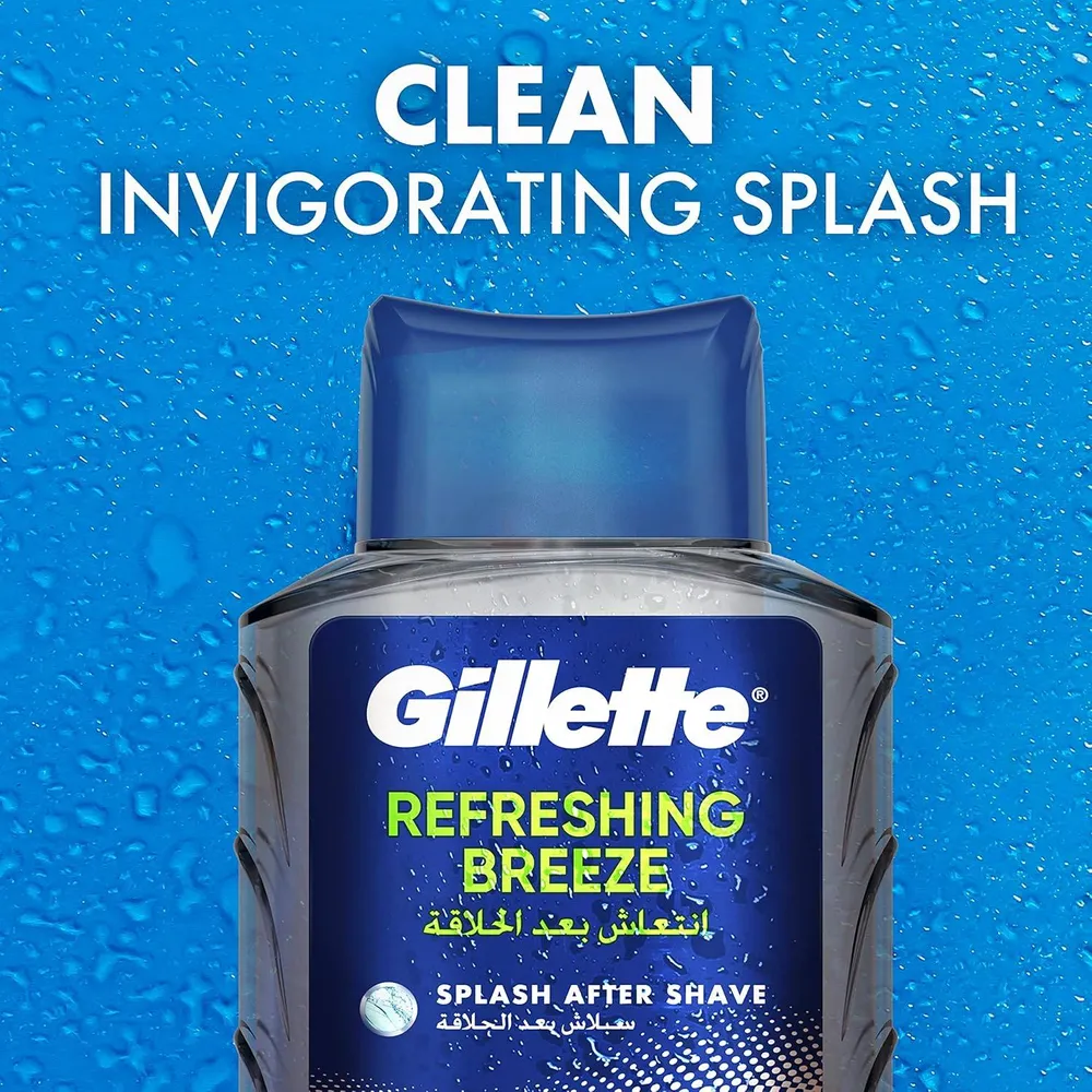 Gillette Refreshing Breeze After Shave Splash 100ml  