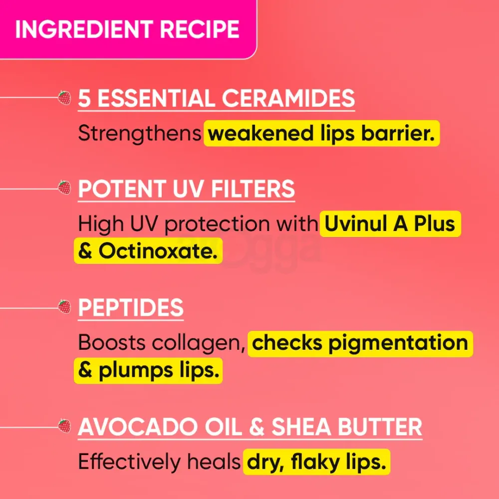 Dot & Key Ceramide Peptide Tinted Lip Balm SPF 50 - Red Romance  