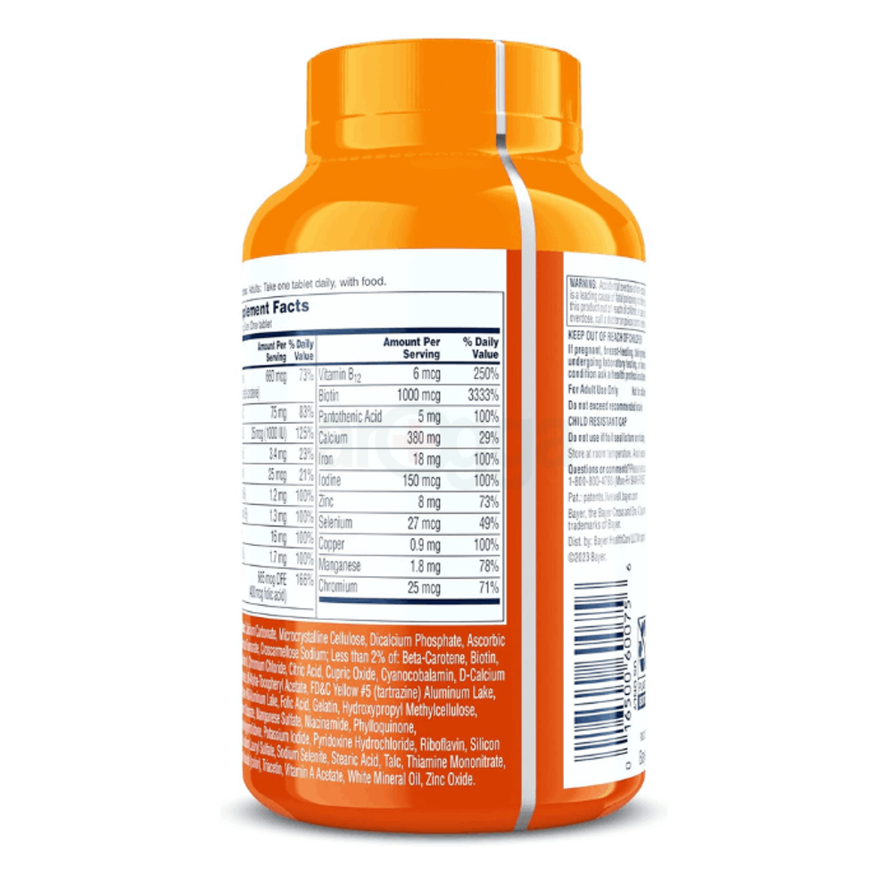 One-A-Day Multi for Women Vitamins,Support Hair, Skin & Nails with Zinc, Folic Acid & B Vitamins, 150 Tab  