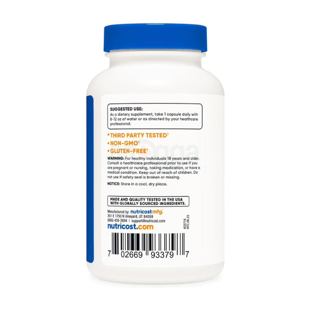 Nutricost Yohimbine HCl 5mg,  Extra Strength - Gluten Free 240 Capsules  