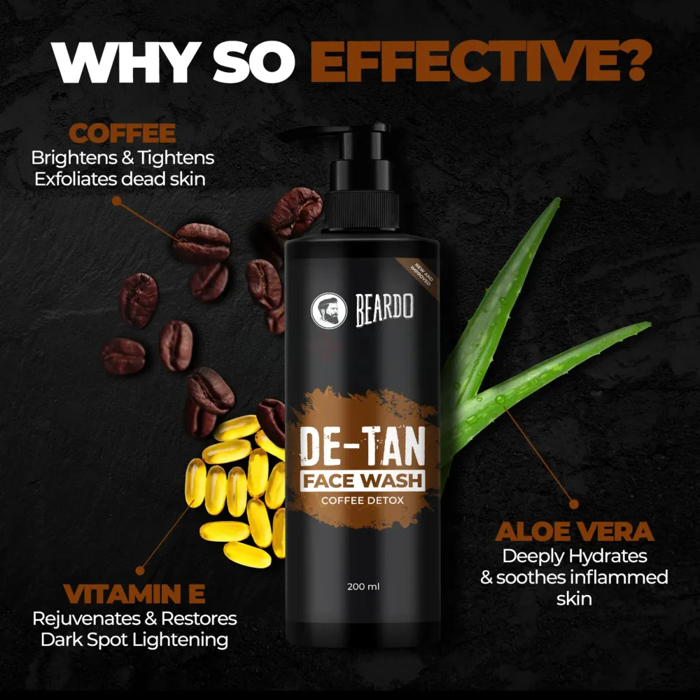 Beardo DeTan Coffee Face Wash 200ml  