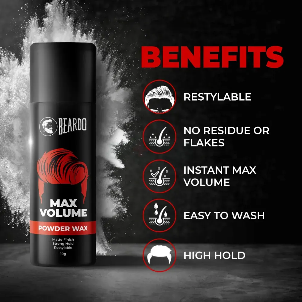 Beardo Max Volume Powder Wax 10g  