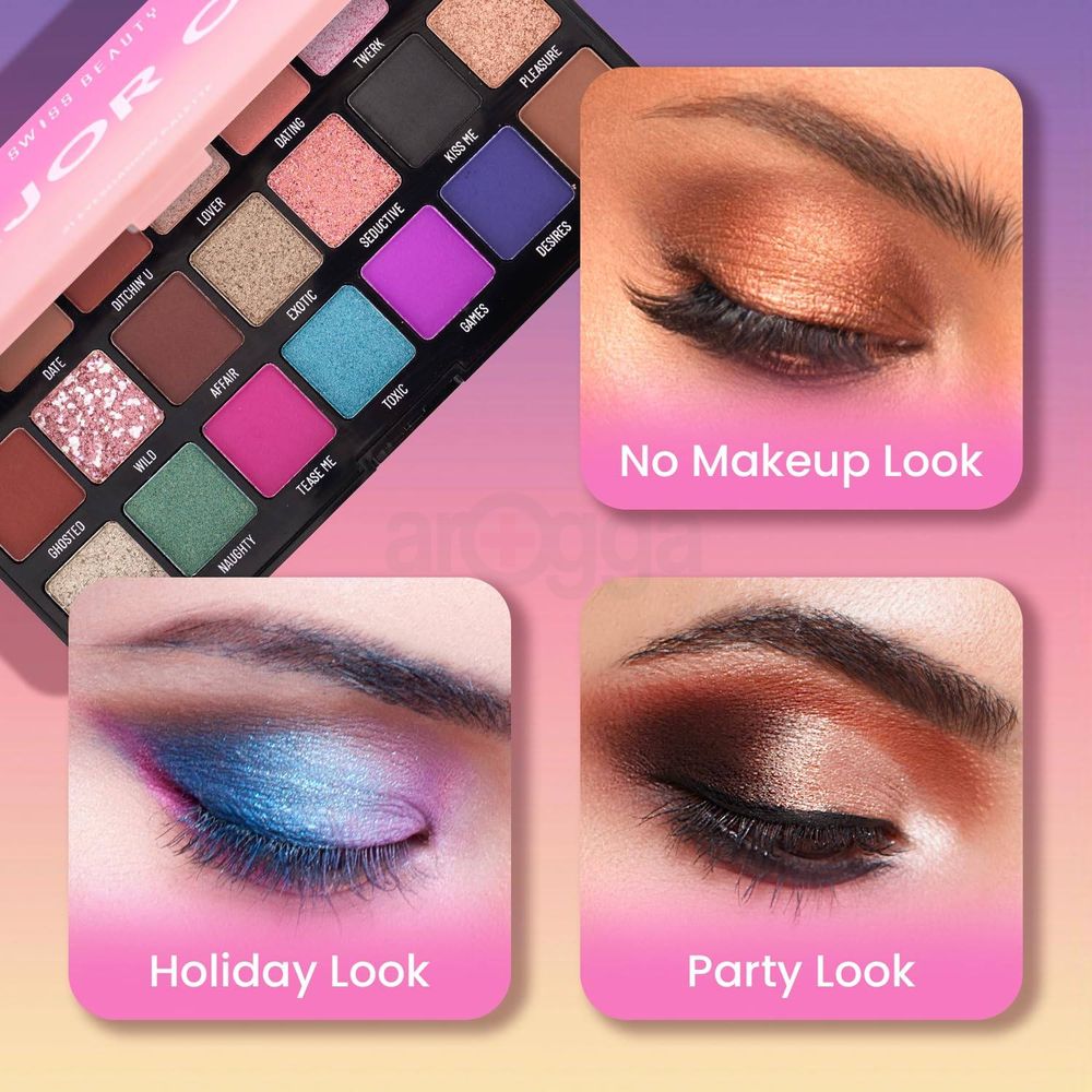 Swiss  Beauty Major One 21 Colour Eyeshadow Palette (Shade: 01)  