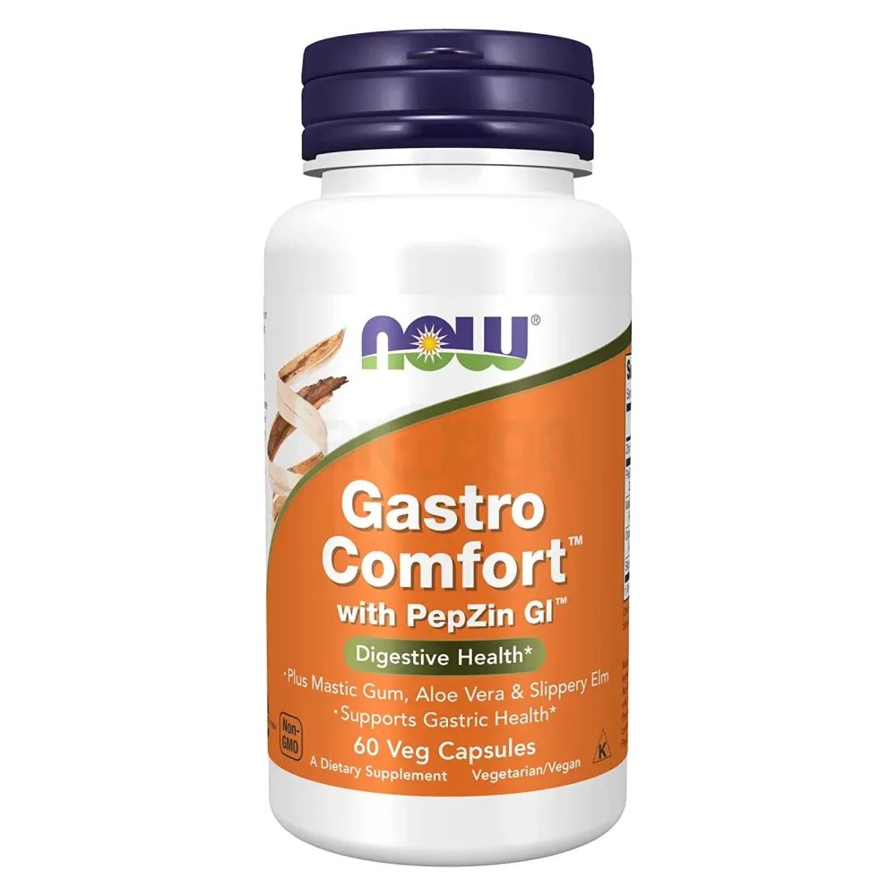 NOW Foods, Gastro Comfort™ with PepZin GI™, 60 Veg Capsules  