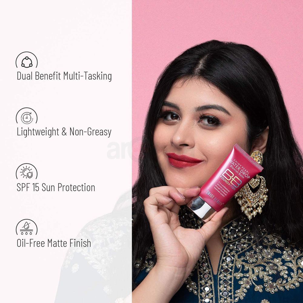 Swiss Beauty Shiny Pearl Water Drop Blemish Balm(BB) Cream- 03  