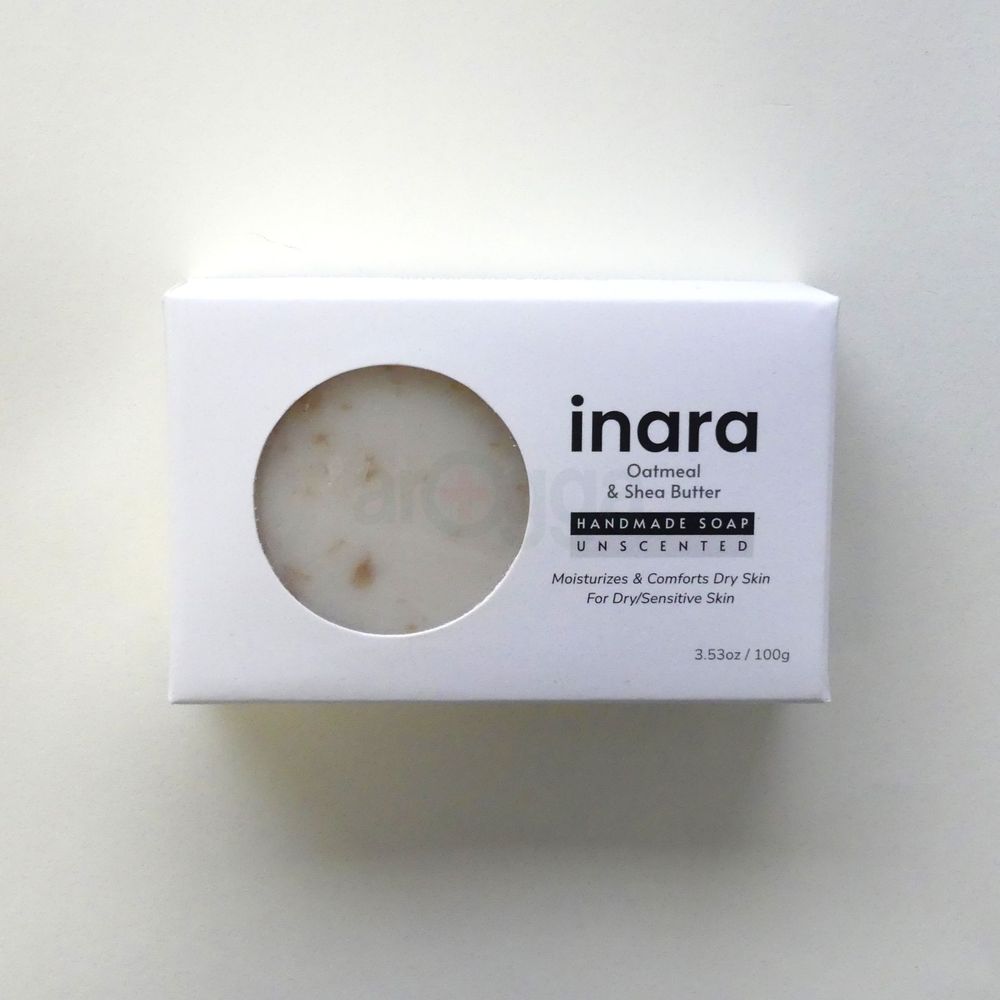 Inara Oatmeal & Shea Butter Soap (Handmade) 100g  