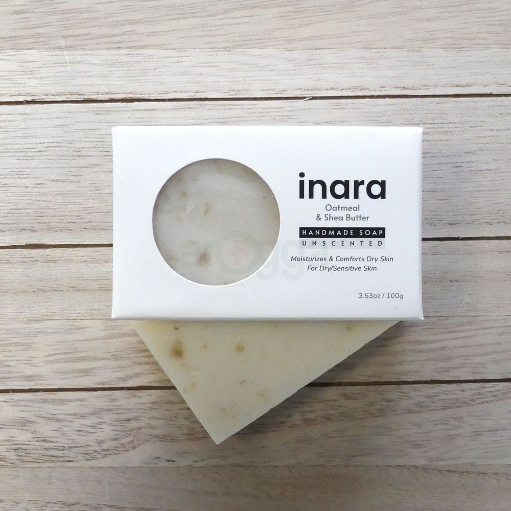Inara Oatmeal & Shea Butter Soap (Handmade) 100g  