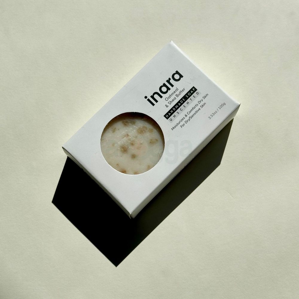 Inara Oatmeal & Shea Butter Soap (Handmade) 100g  