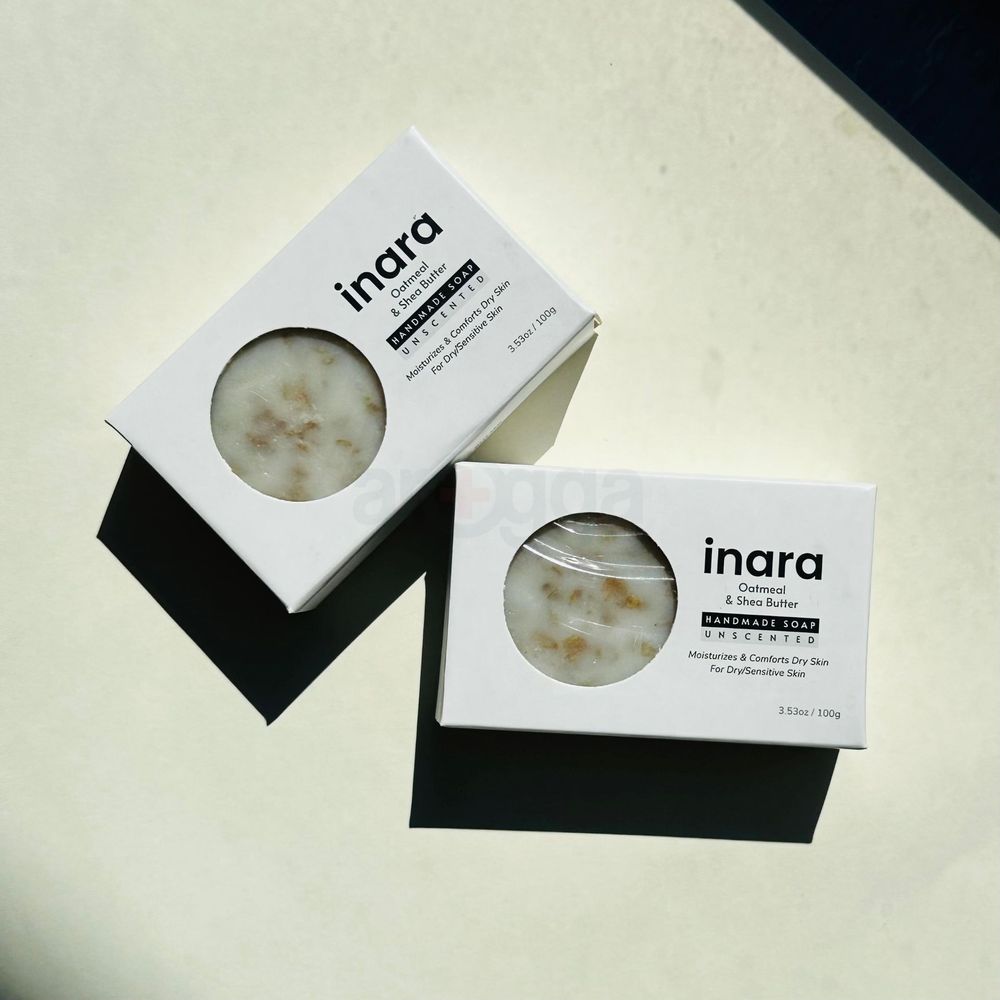 Inara Oatmeal & Shea Butter Soap (Handmade) 100g  