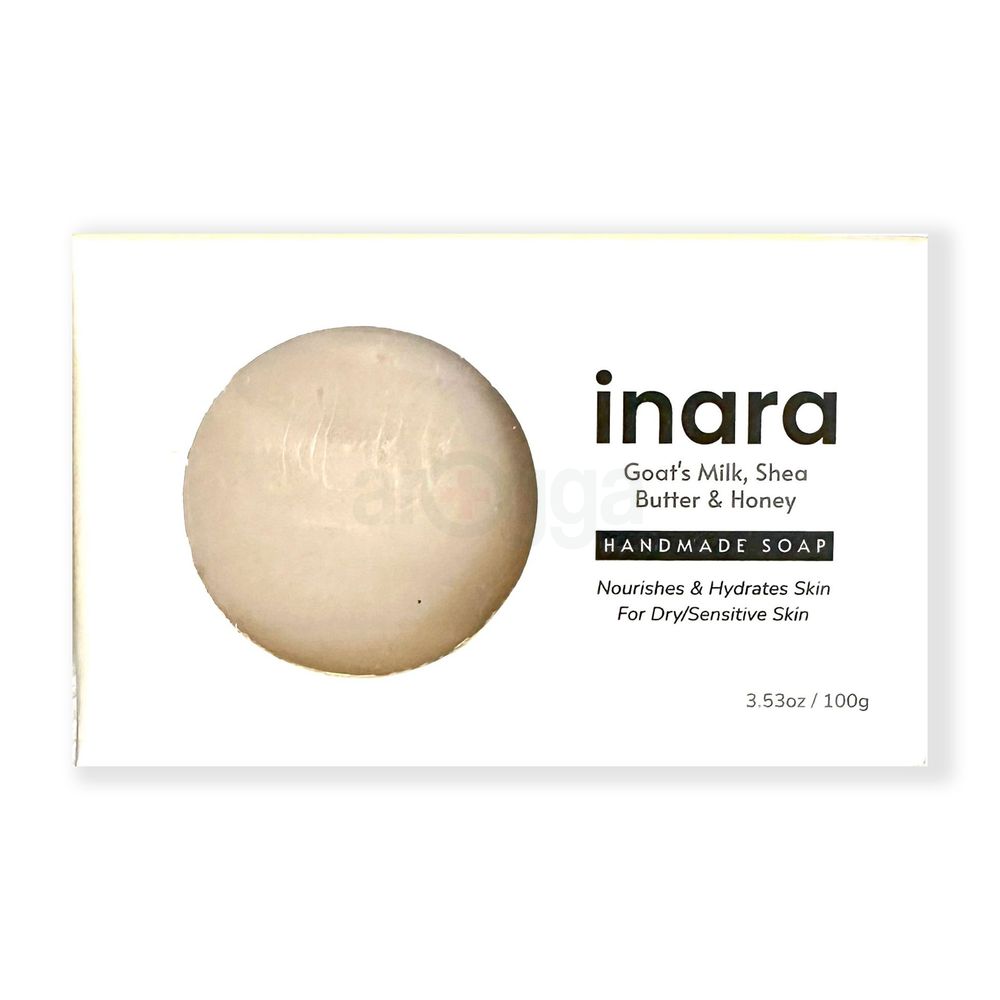 Inara Goat's Milk, Shea Butter & Honey Soap (Handmade) 100g  