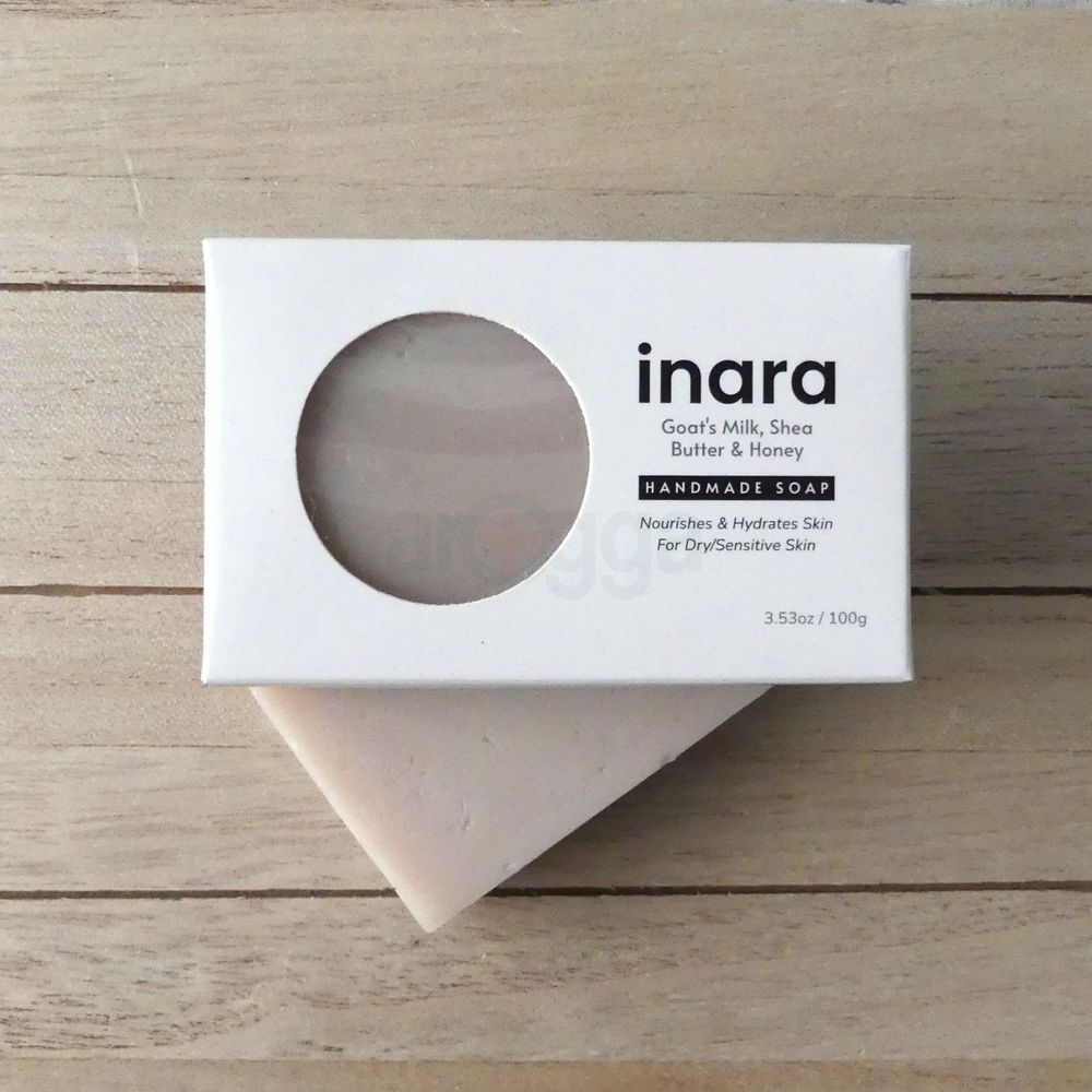 Inara Goat's Milk, Shea Butter & Honey Soap (Handmade) 100g  