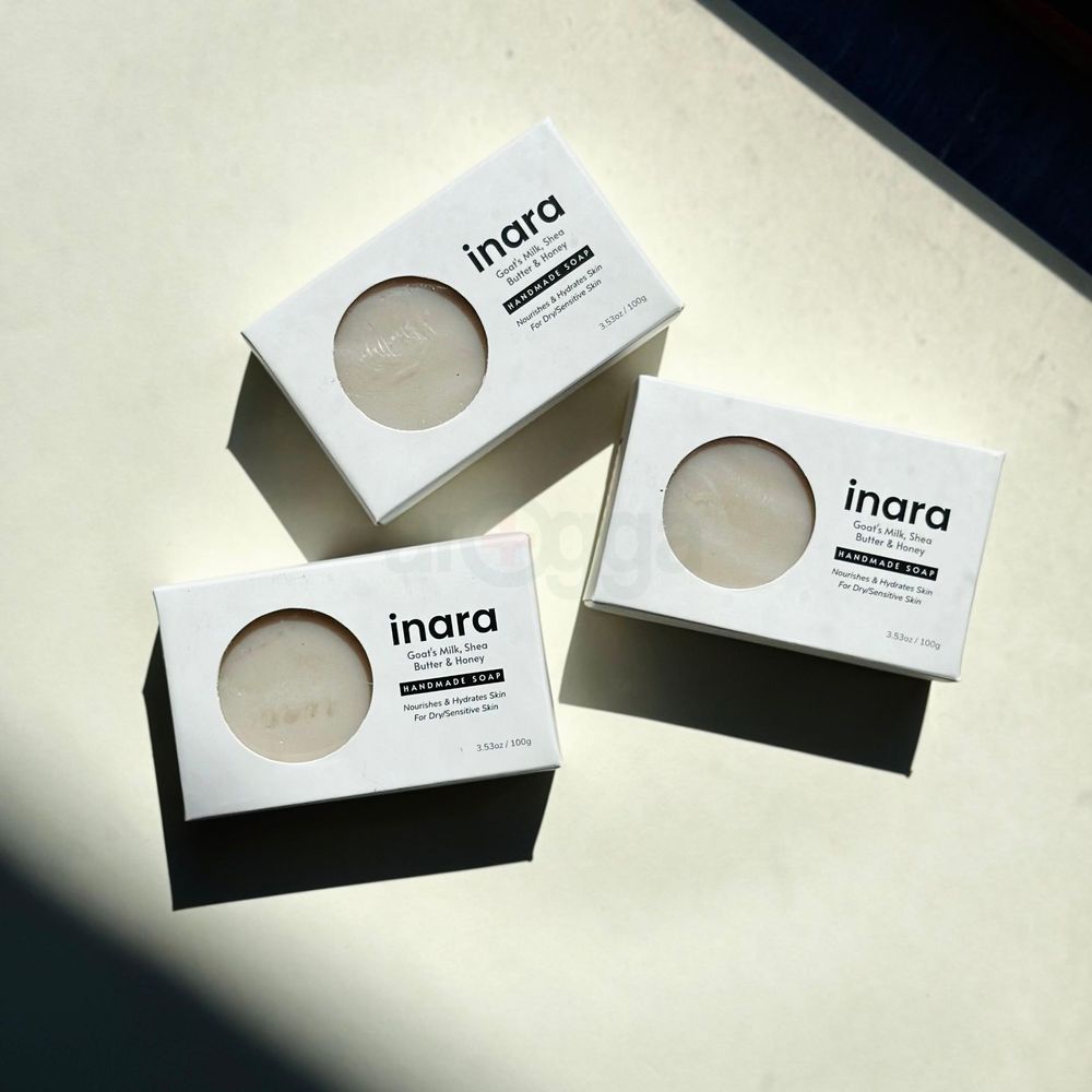 Inara Goat's Milk, Shea Butter & Honey Soap (Handmade) 100g  