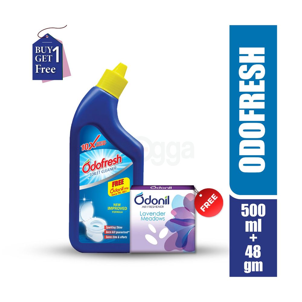 Odofresh Toilet Cleaner 500ml with 48gm Odonil Free  