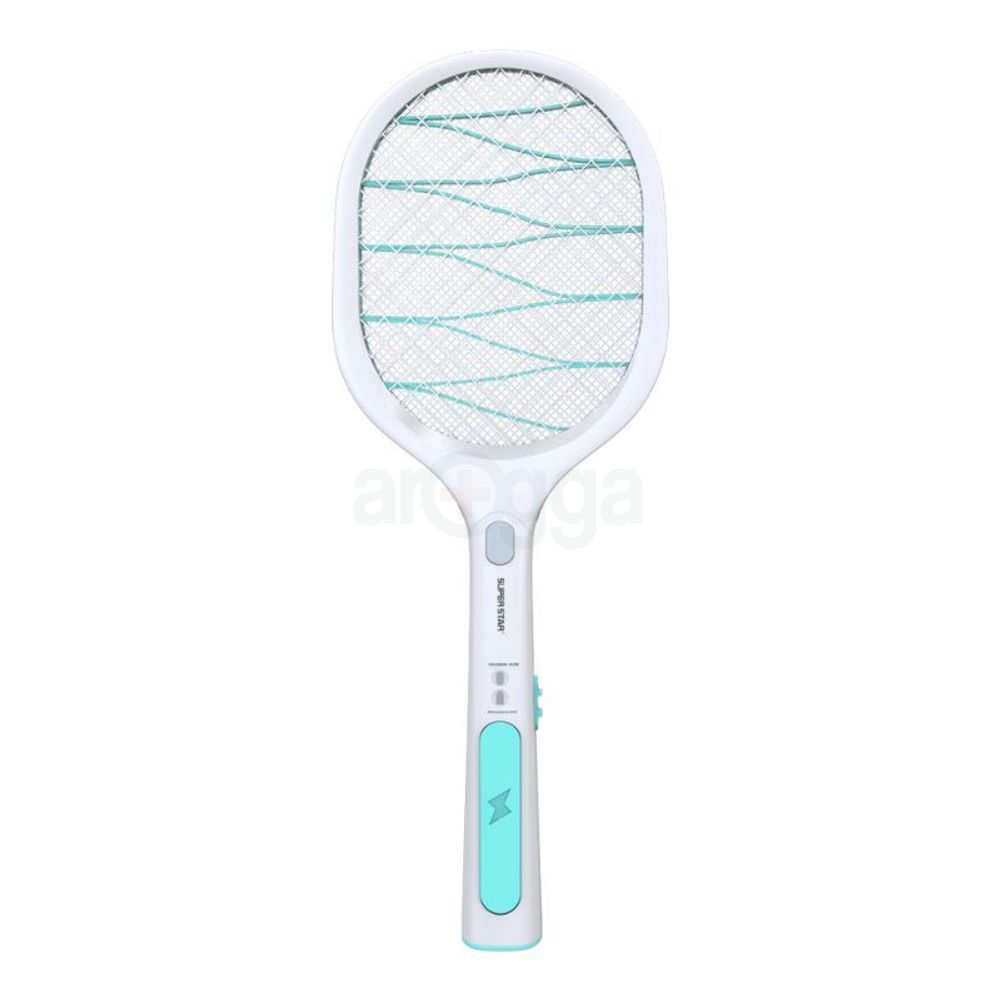 Super Star Rechargeable Mosquito Bat With Flash Light  