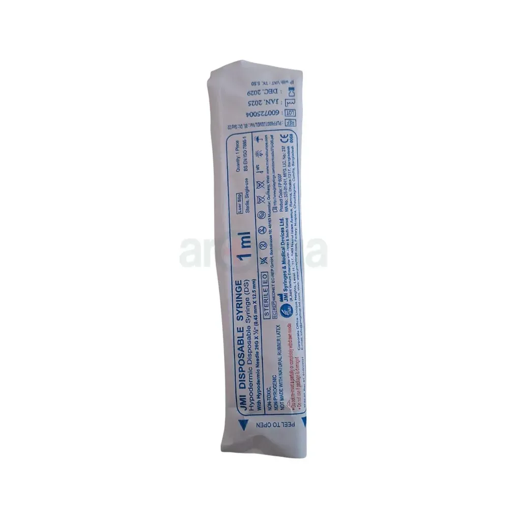 JMI Disposable Syringe 1ml  