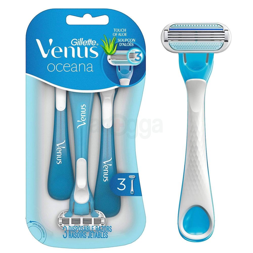 Gillete Venus Aloe Oceana 3Pcs Razor for Women  