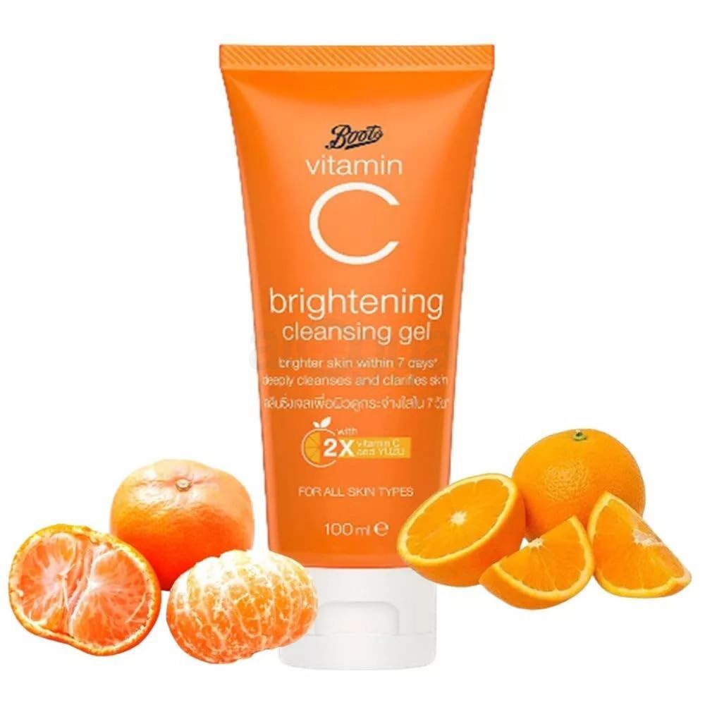 Boots Vitamin C Brightening Cleansing Gel for All Skin Types  
