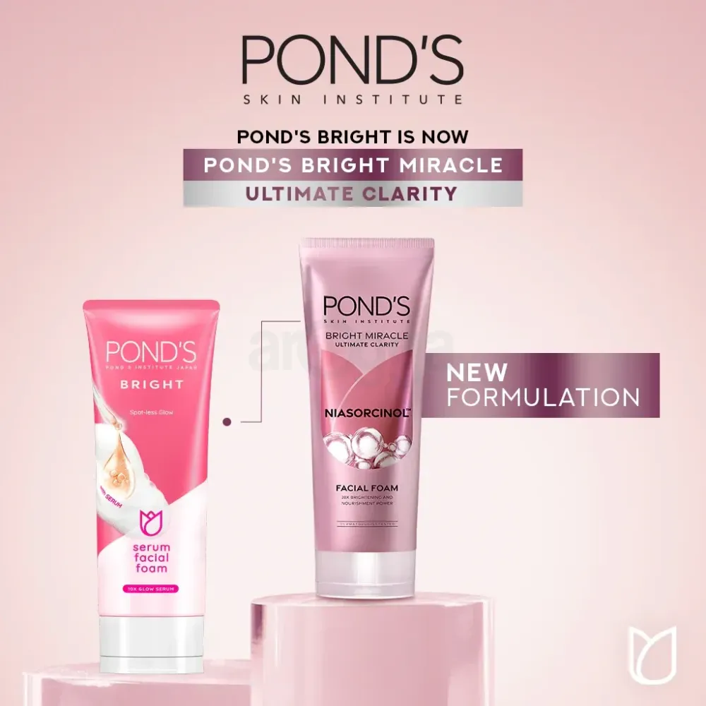 Pond's Bright Miracle Ultimate Clarity Niasorcinol Facial Foam 100gm  