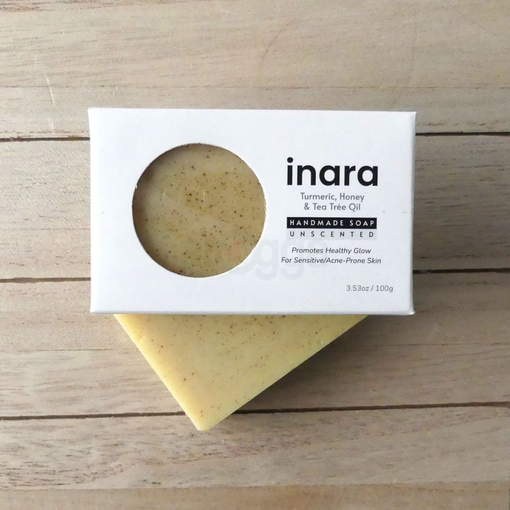 Inara Turmeric, Honey and Tea Tree Oil Soap (Handmade) 100g  