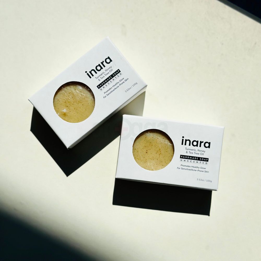 Inara Turmeric, Honey and Tea Tree Oil Soap (Handmade) 100g  