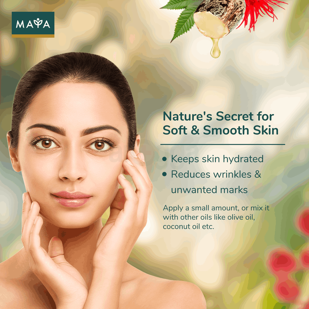 MAYA All Natural Cold-pressed Castor Oil - 120ml  