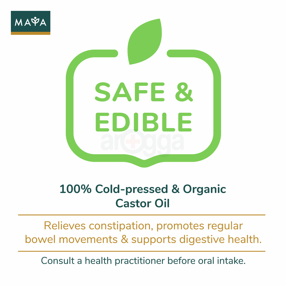 MAYA All Natural Cold-pressed Castor Oil - 120ml  