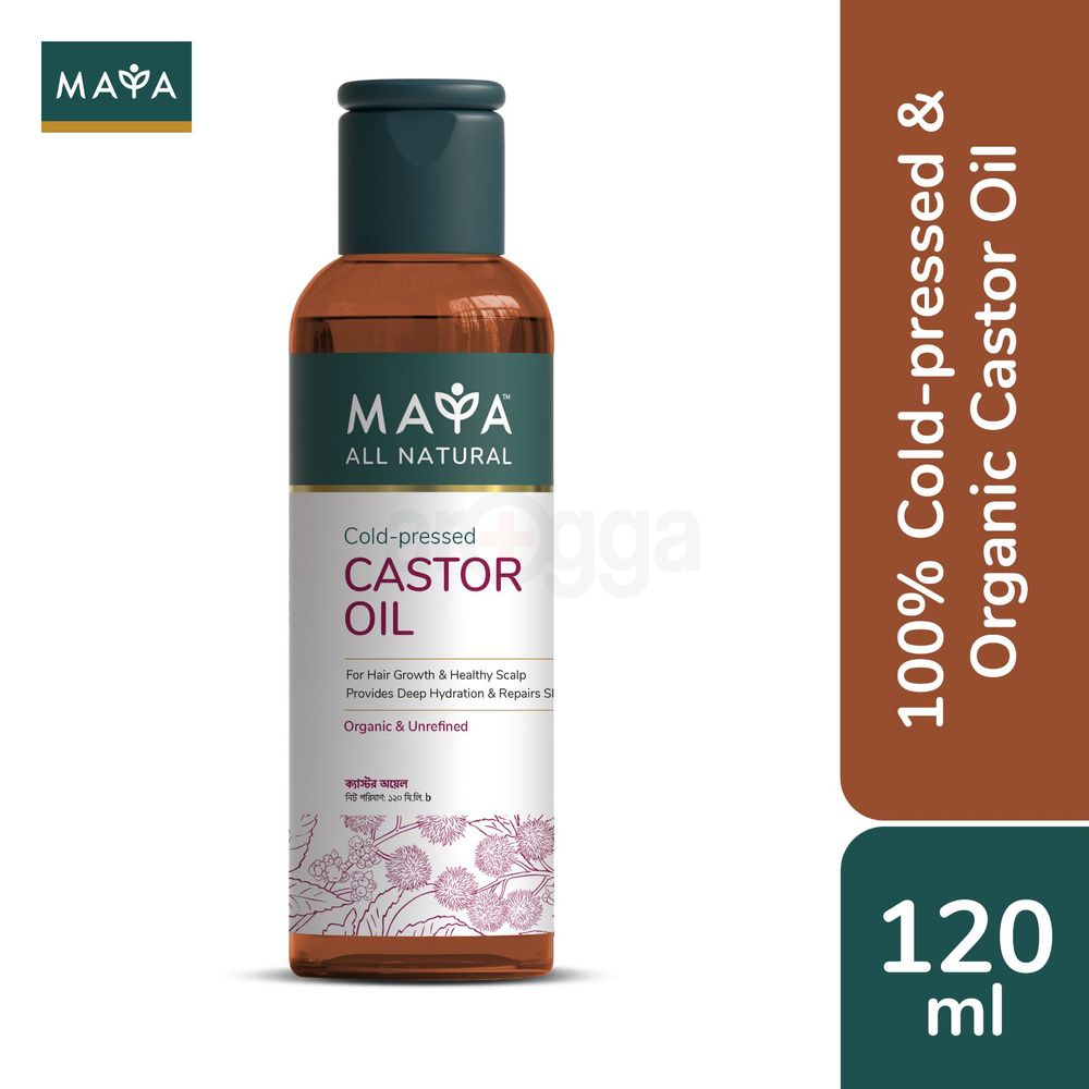 MAYA All Natural Cold-pressed Castor Oil - 120ml  