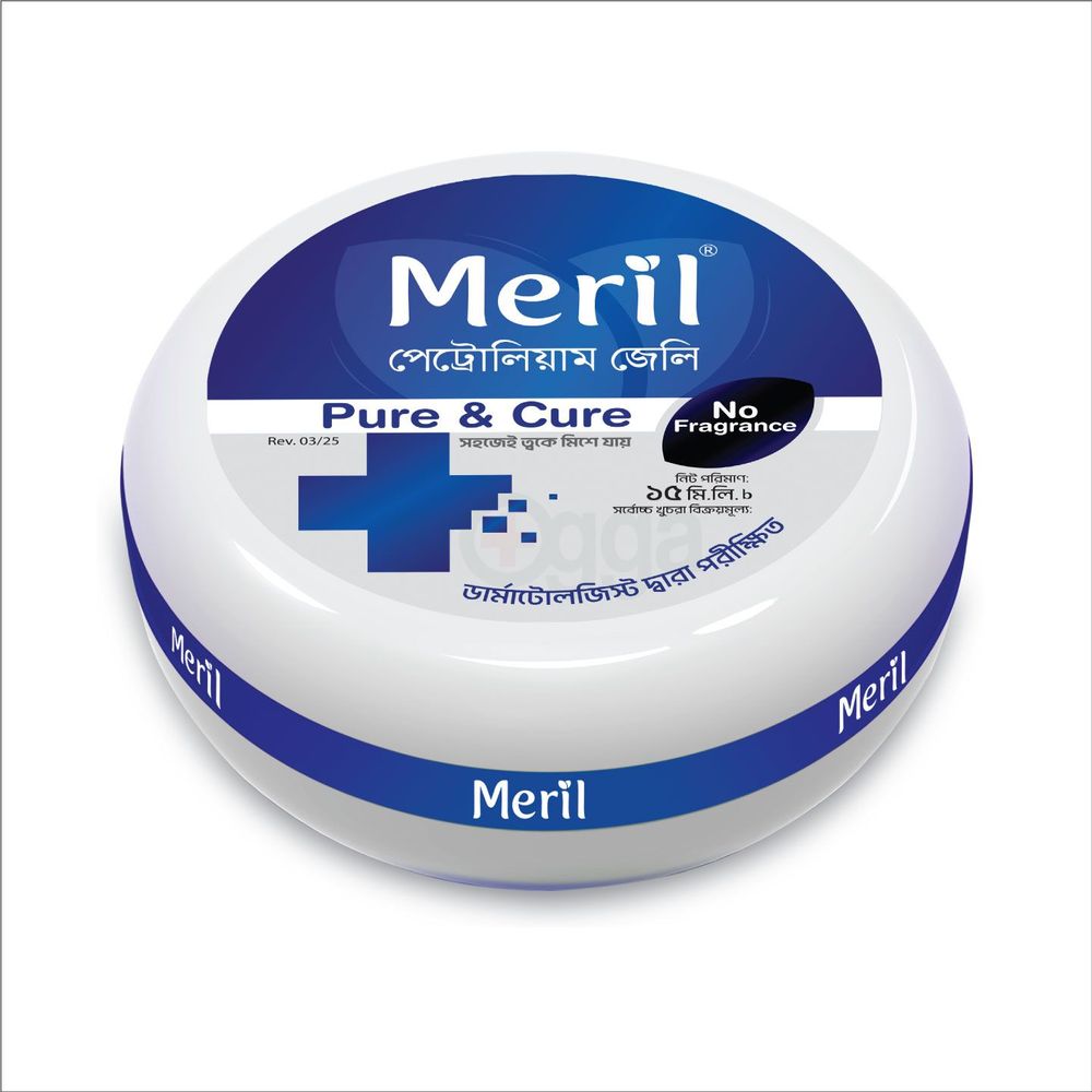 Meril Petroleum Jelly Pure & Cure - 10ml  
