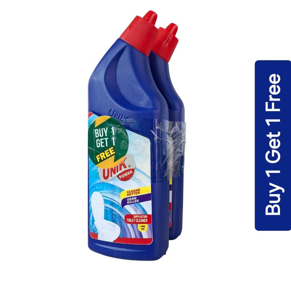 Buy 1 Unik Power Toilet Cleaner 500ml Get 1 Free  