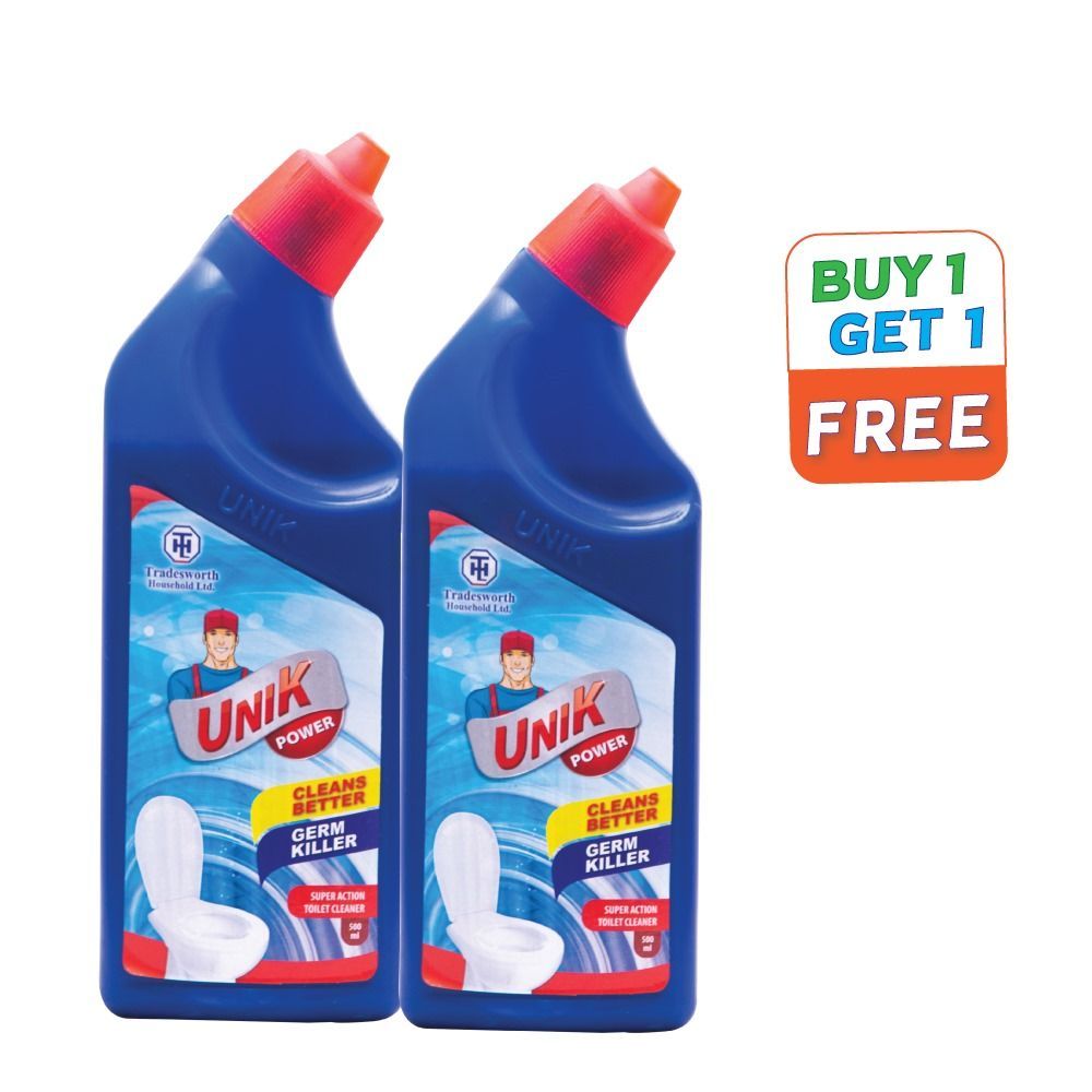 Buy 1 Unik Power Toilet Cleaner 500ml Get 1 Free  