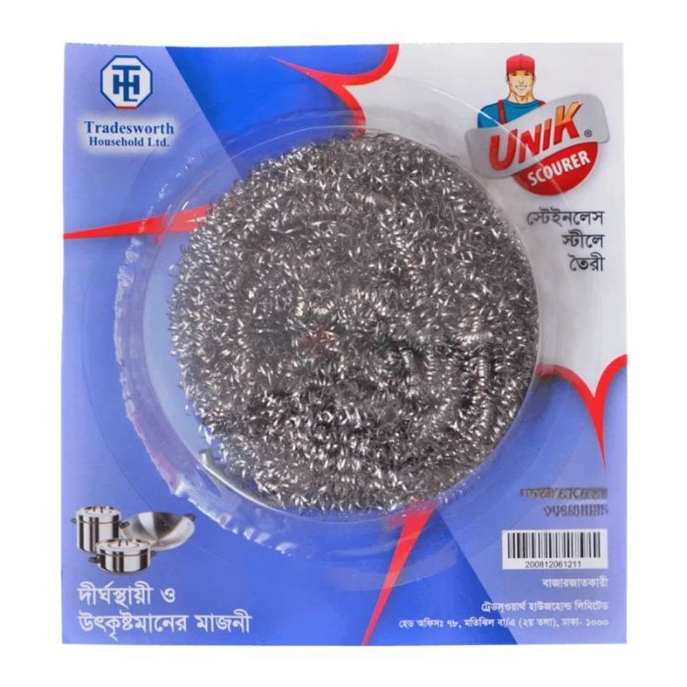 Unik Scourer Stainless Steel Scrubber  