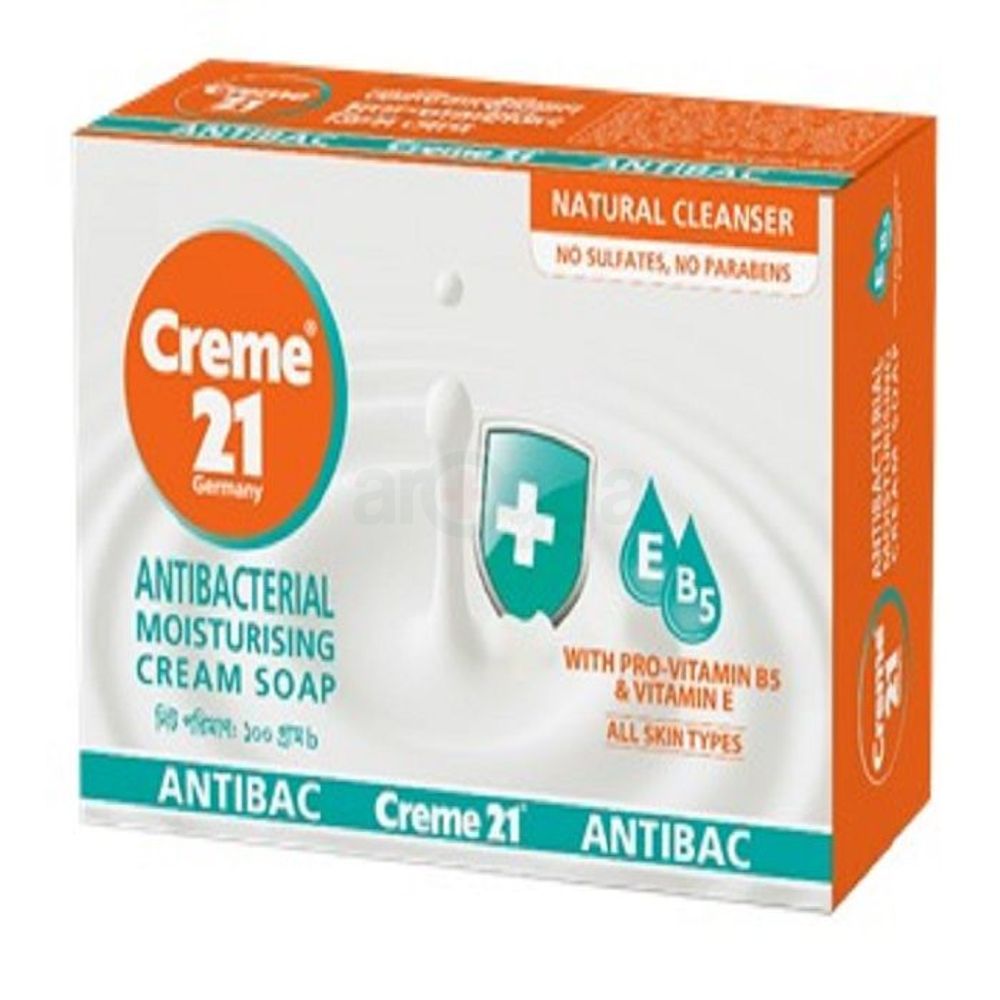 Creme 21 Antibacterial Moisturizng Cream Soap 100g  