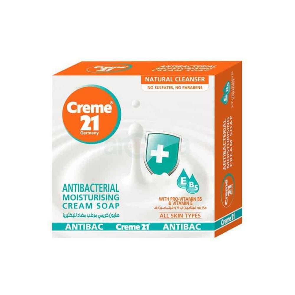 Creme 21 Antibacterial Moisturizng Cream Soap 100g  